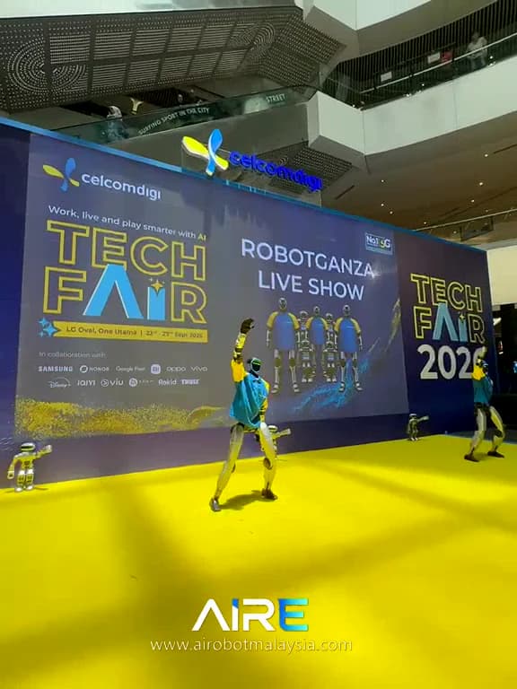 Unitree G1 performance at the CelcomDigi Tech Fair